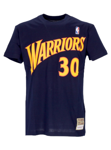 Тениска Mitchell & Ness Stephen Curry Golden State Warriors Tee Тъмно синьо | BMTRINTL1074-GSWSCNAVY