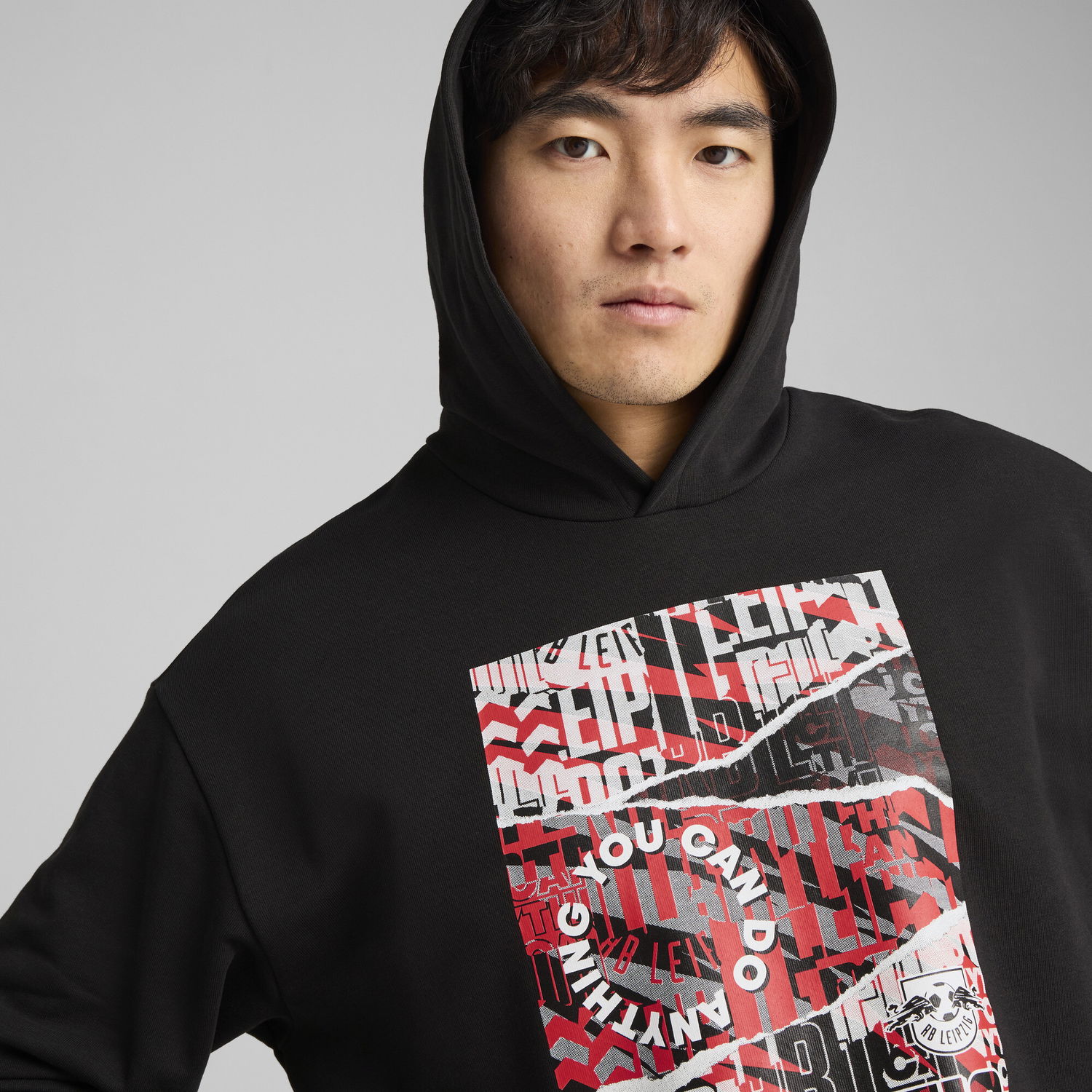 Суитчър Puma RB Leipzig ftblNRGY+ Men's Hoodie Черно | 779267_02, 1