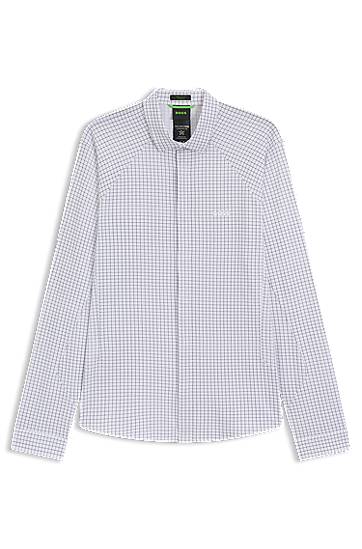 Regular-Fit Knitted Cotton Piqué Shirt