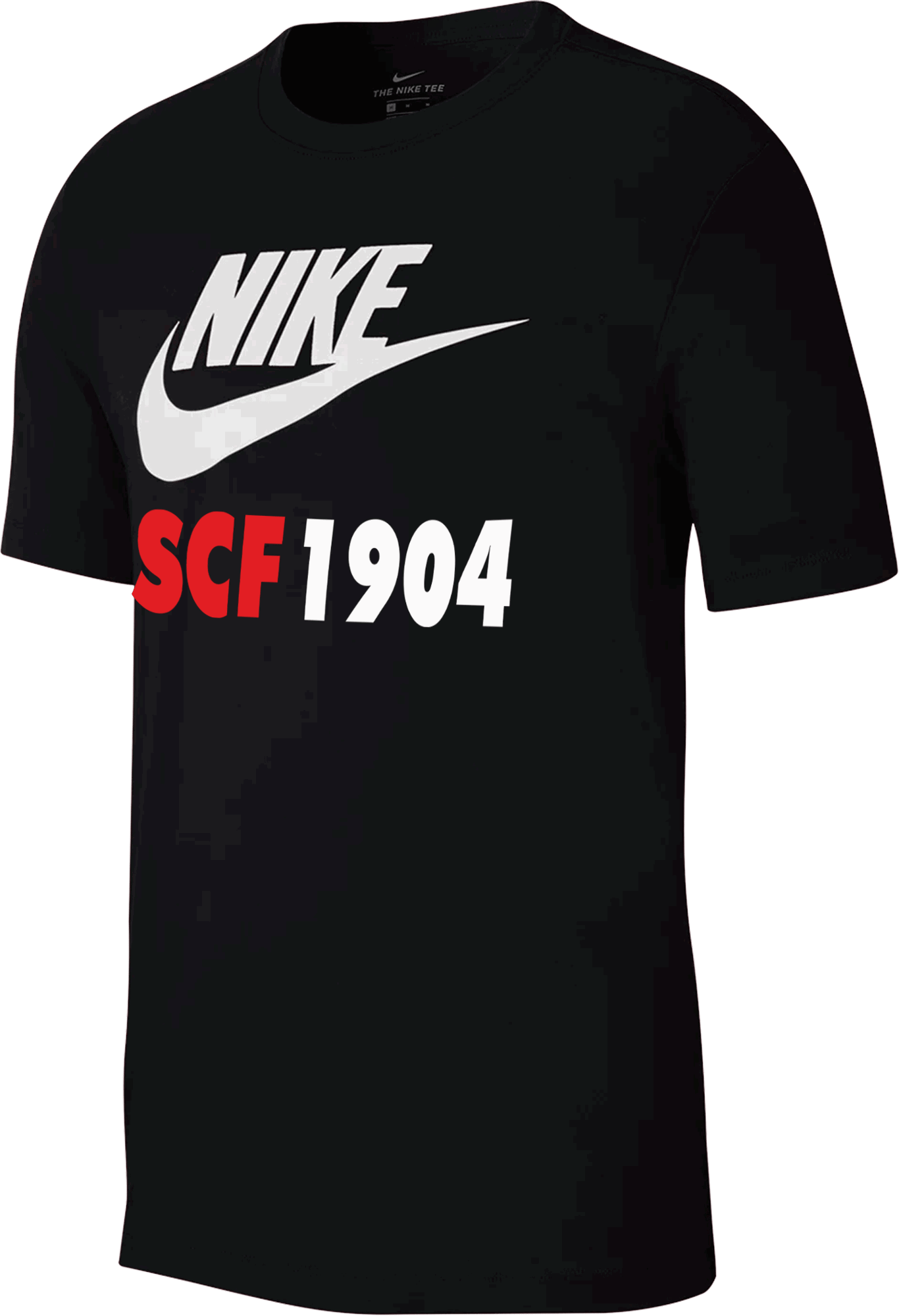 Тениска Nike SC Freiburg Futura SCF 1904 T-Shirt Черно | 5scfar5252-013, 0