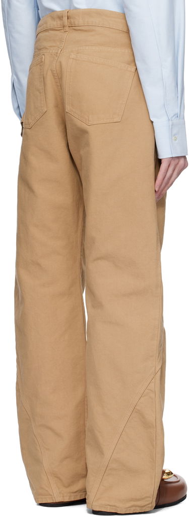 Панталони JW Anderson JW Anderson Twisted Workwear Trousers Бежово | TR0405-PG1744, 2