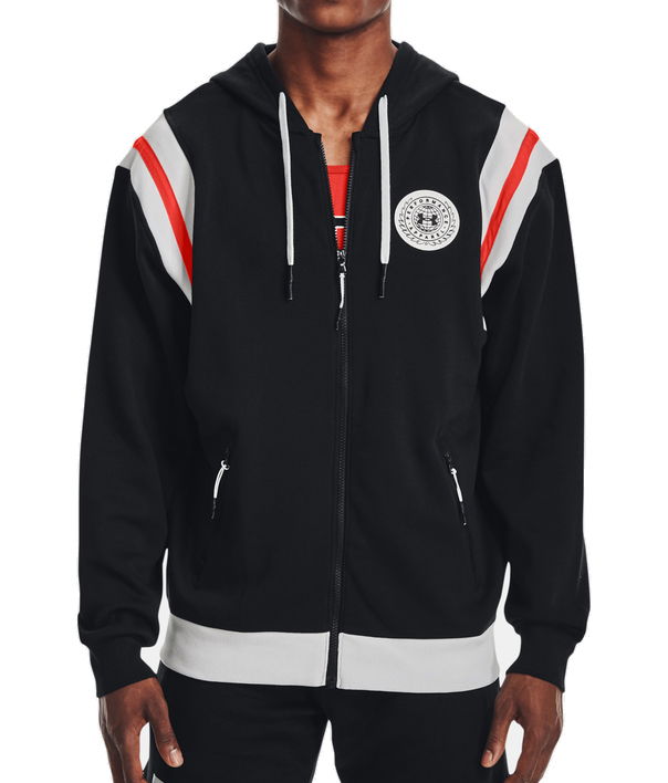 Суитчър Under Armour Rival Fleece Full-zip Hoodie Черно | 1366303-001, 0