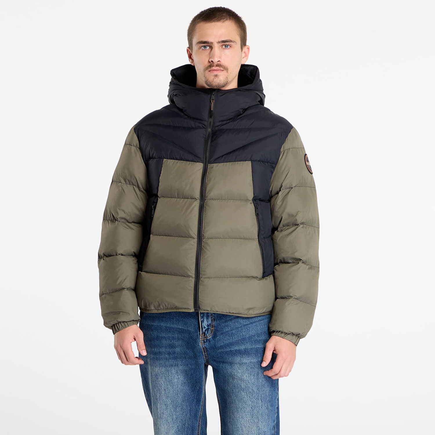 Пухо яке Napapijri Jacket A-Molveno Hood Многоцветен | NP0A88V2G0A1, 0