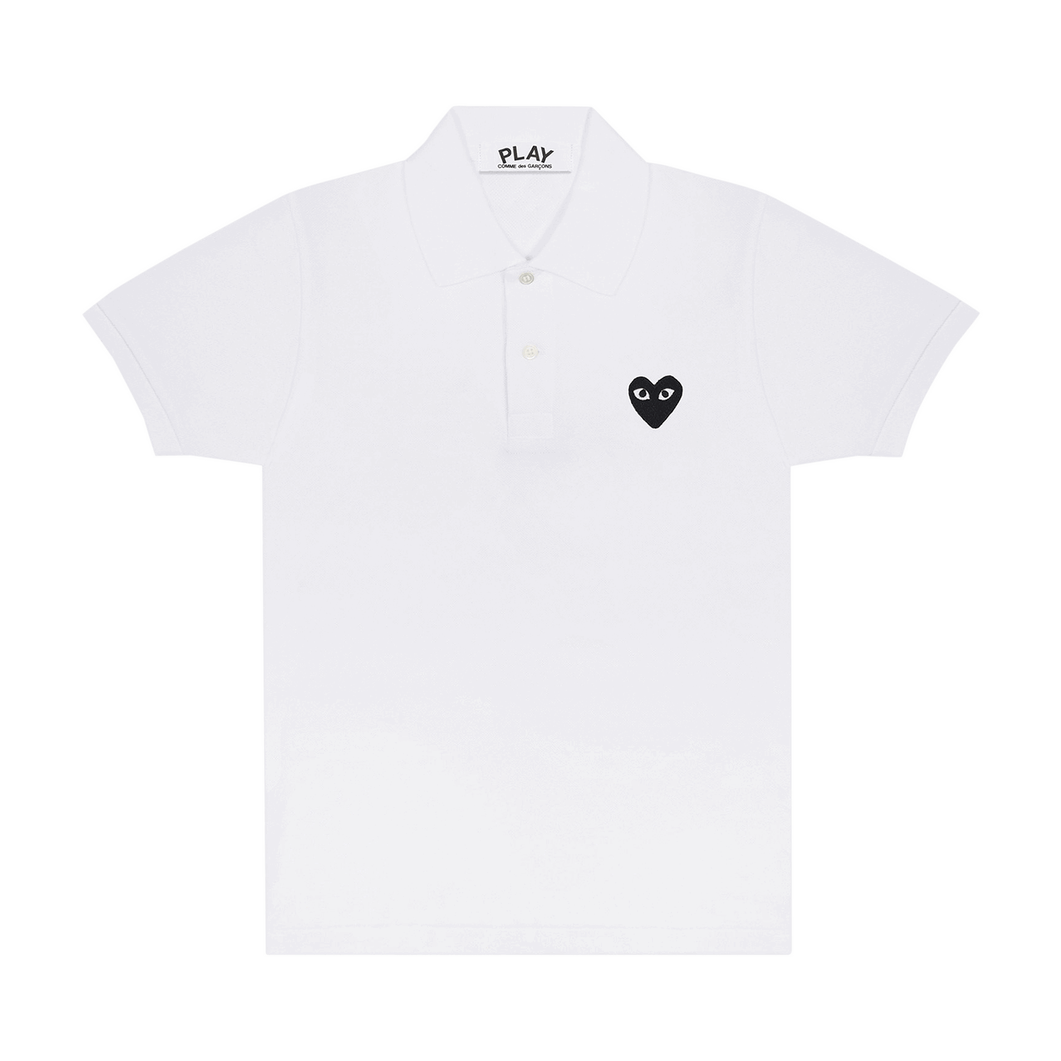 Поло тениска Comme des Garçons PLAY Polo T-Shirt Бяло | AZ T066 051 2, 0