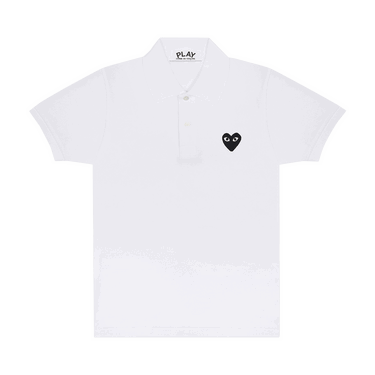 Поло тениска Comme des Garçons PLAY Polo T-Shirt Бяло | AZ T066 051 2, 0