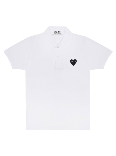 Поло тениска Comme des Garçons PLAY Polo T-Shirt Бяло | AZ T066 051 2