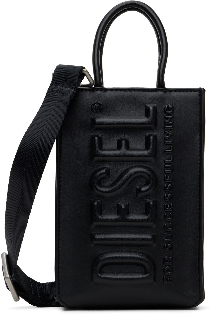 Голяма пазарска чанта Diesel 3D Shopper Mini Tote Bag Черно | X09930 P5184, 0
