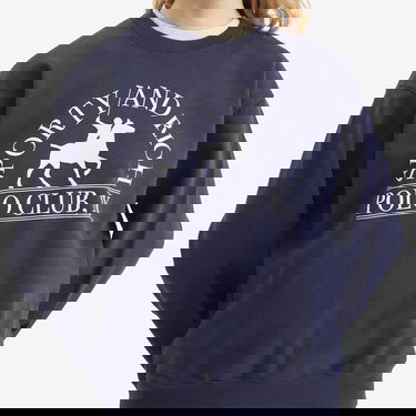 Суитчър Sporty & Rich Sporty & Rich Polo Club Crew Sweatshirt Тъмно синьо | ST071612252BL106, 5