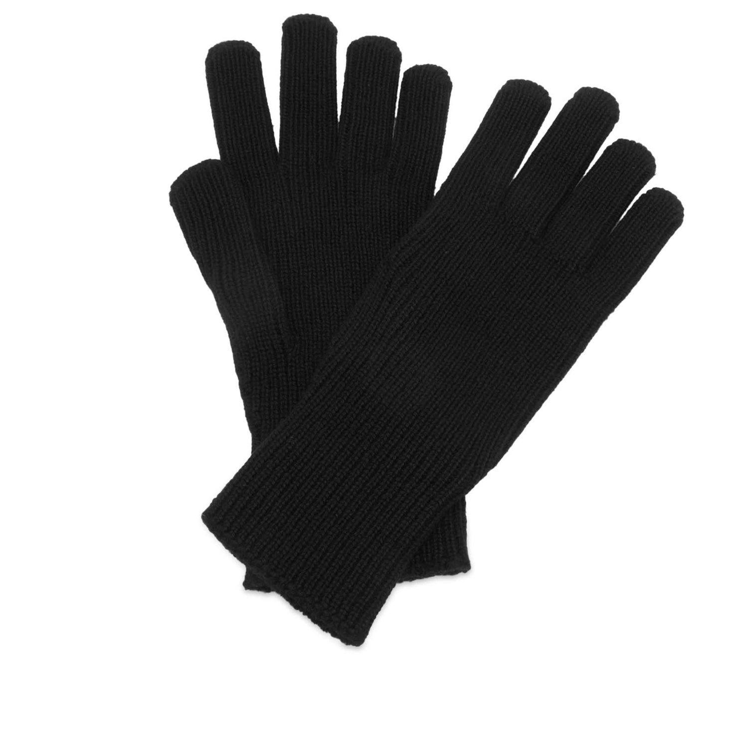 Ръкавици Moncler Moncler Logo Knit Gloves, Size Large Черно | 3A000-08-A9342-999, 1