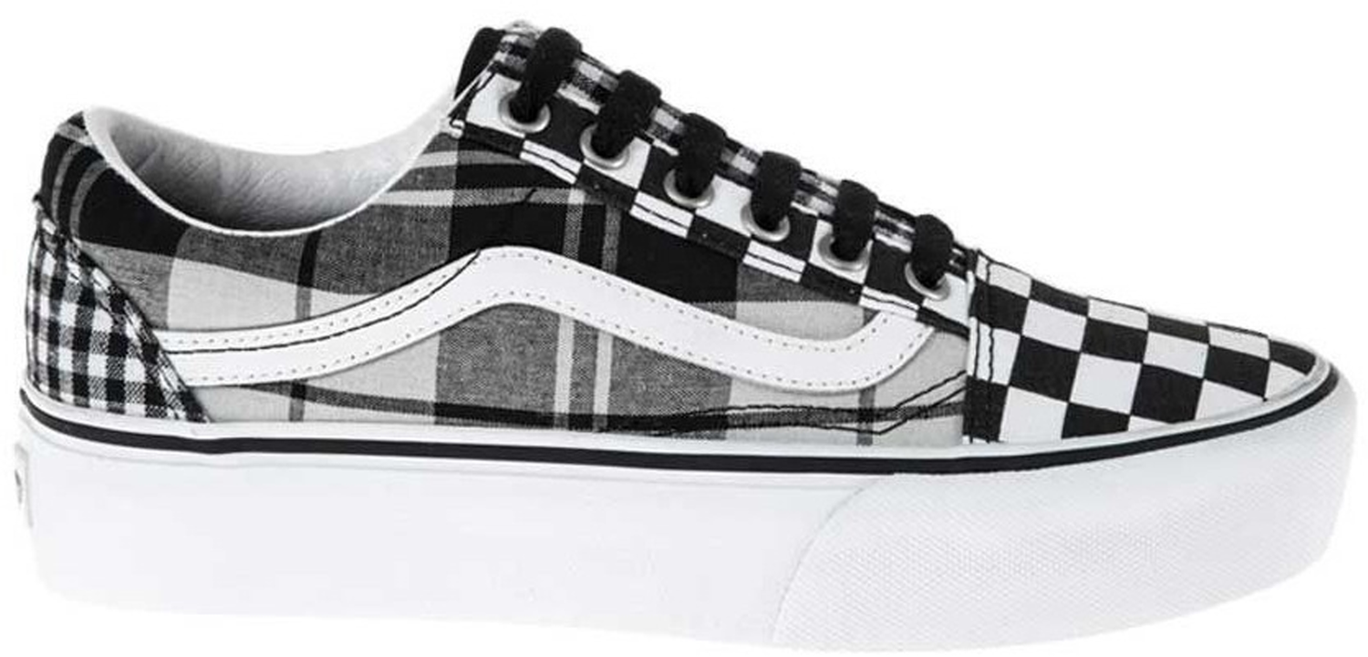 Кецове и обувки Vans Old Skool Platform Plaid Checkerboard W Черно | VN0A3B3UVYD, 0