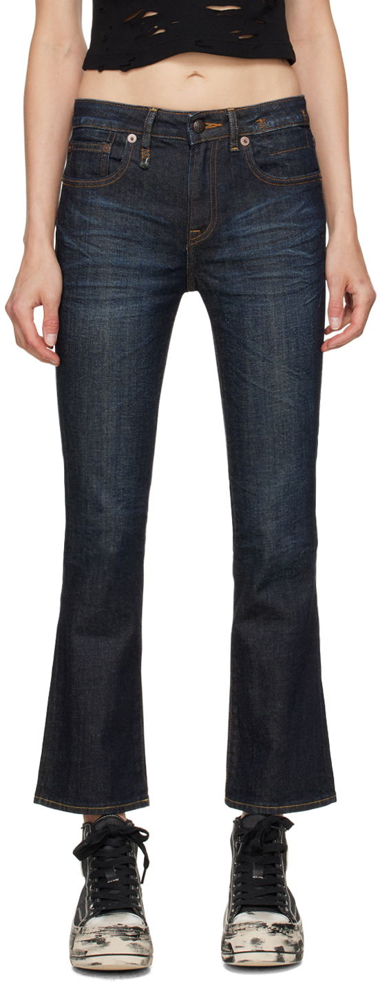 Дънки R13 R13 Kick Fit Jeans Синьо | R13W0009-D099A, 0