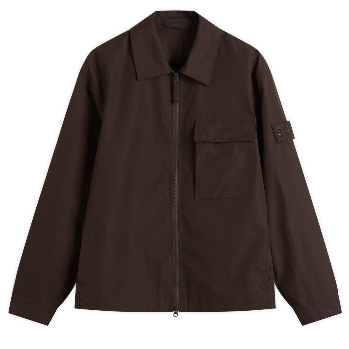 Яке Stone Island Weatherproof Canvas Shirt Jacket, Size Large Кафяво | K2S151200018-V0070, 0
