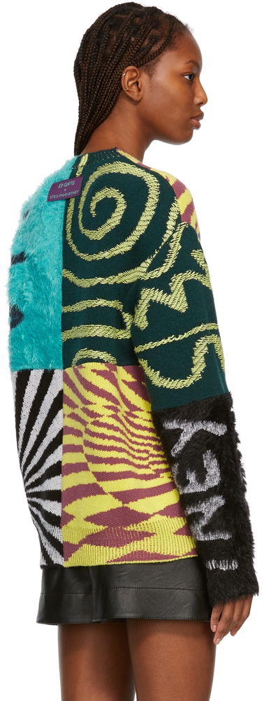 Суитчър Stella McCartney Women's Ed Curtis Edition Patchwork Sweater Многоцветен | 604116S7238, 2