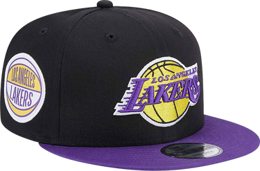 Шапка с козирка New Era Cap 9FIFTY Los Angeles Lakers NBA Side Patch Лилаво | 60364386-60364386, 1