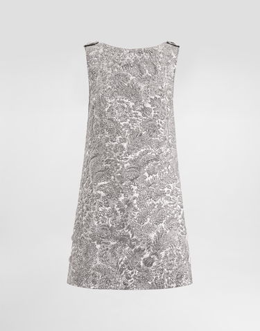 Pокля Dolce & Gabbana Dolce & Gabbana Floral Jacquard Dress Металик | F6TMLZFJZALS0998, 0