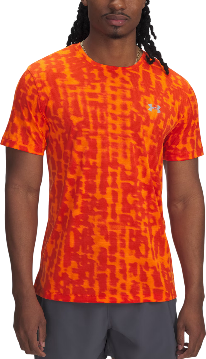 Тениска Under Armour Launch Printed Short Sleeve T-Shirt Оранжево
 | 1389687-835, 0