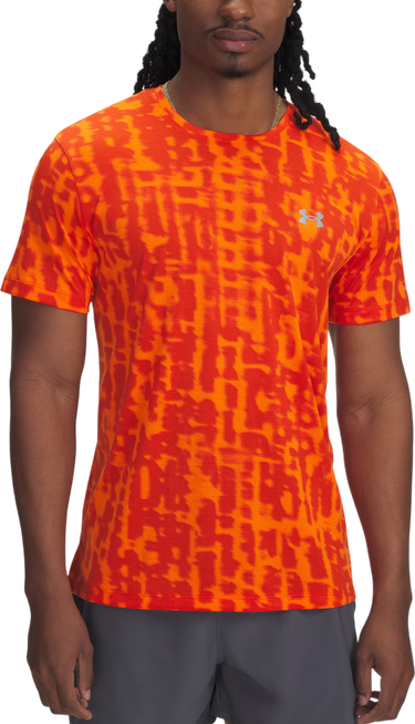 Тениска Under Armour Launch Printed Short Sleeve T-Shirt Оранжево
 | 1389687-835, 0