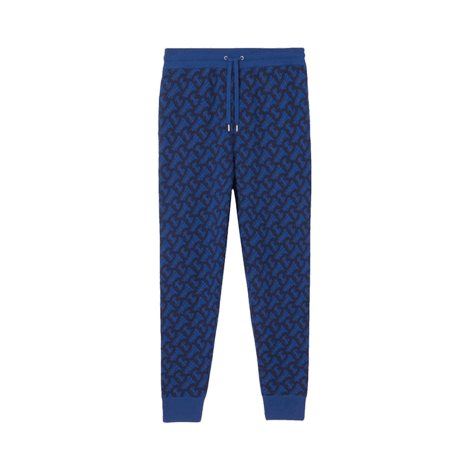 Спортни панталони Burberry Monogram Jacquard Sweatpants ' Тъмно синьо | 8048567, 0