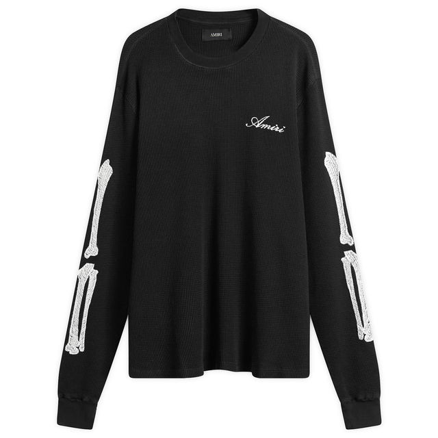 Waffle Knit Bones Long Sleeve T-Shirt