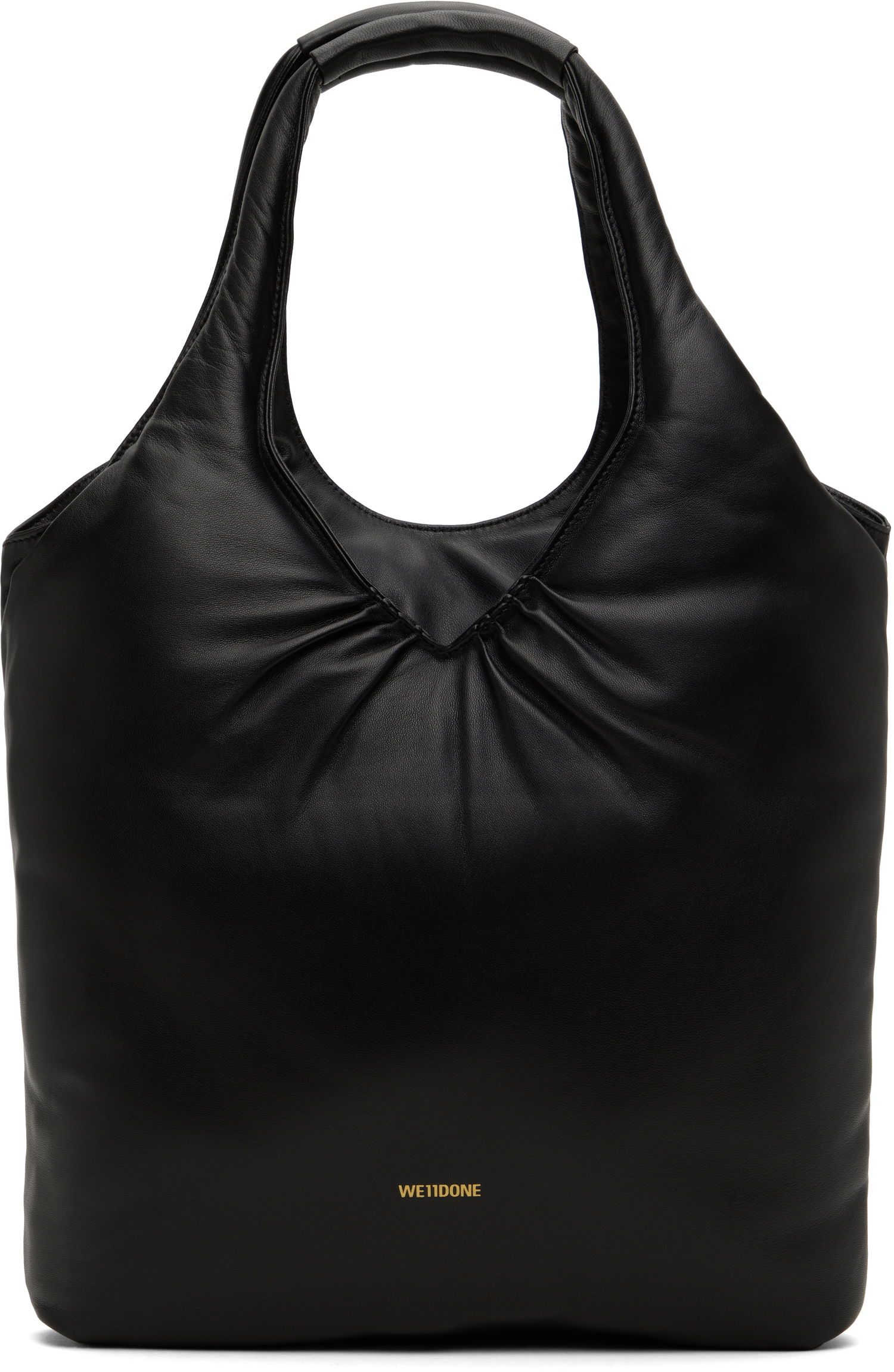 Голяма пазарска чанта We11done Padded Touch Tote Bag Черно | WD-AB3-24-476-U-BK, 0