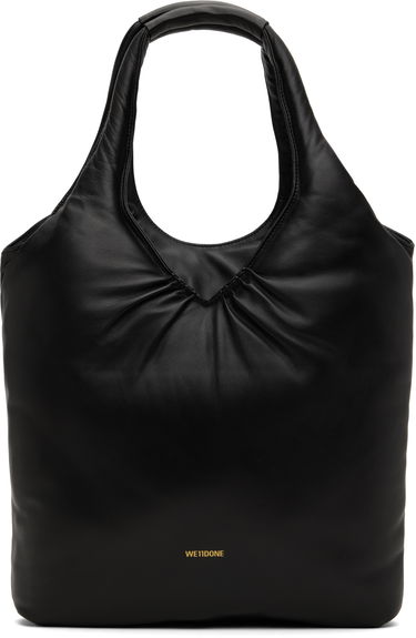Голяма пазарска чанта We11done Padded Touch Tote Bag Черно | WD-AB3-24-476-U-BK, 0