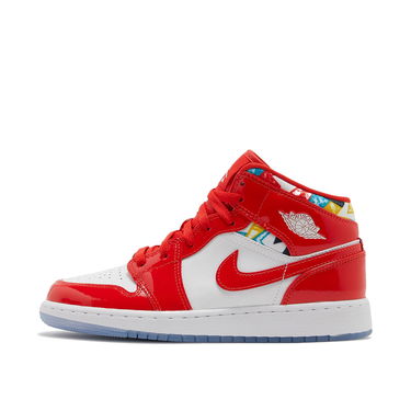 Кецове и обувки Jordan Air Jordan 1 Mid SE "Barcelona Sweater" GS Червено | DC7248-600, 1