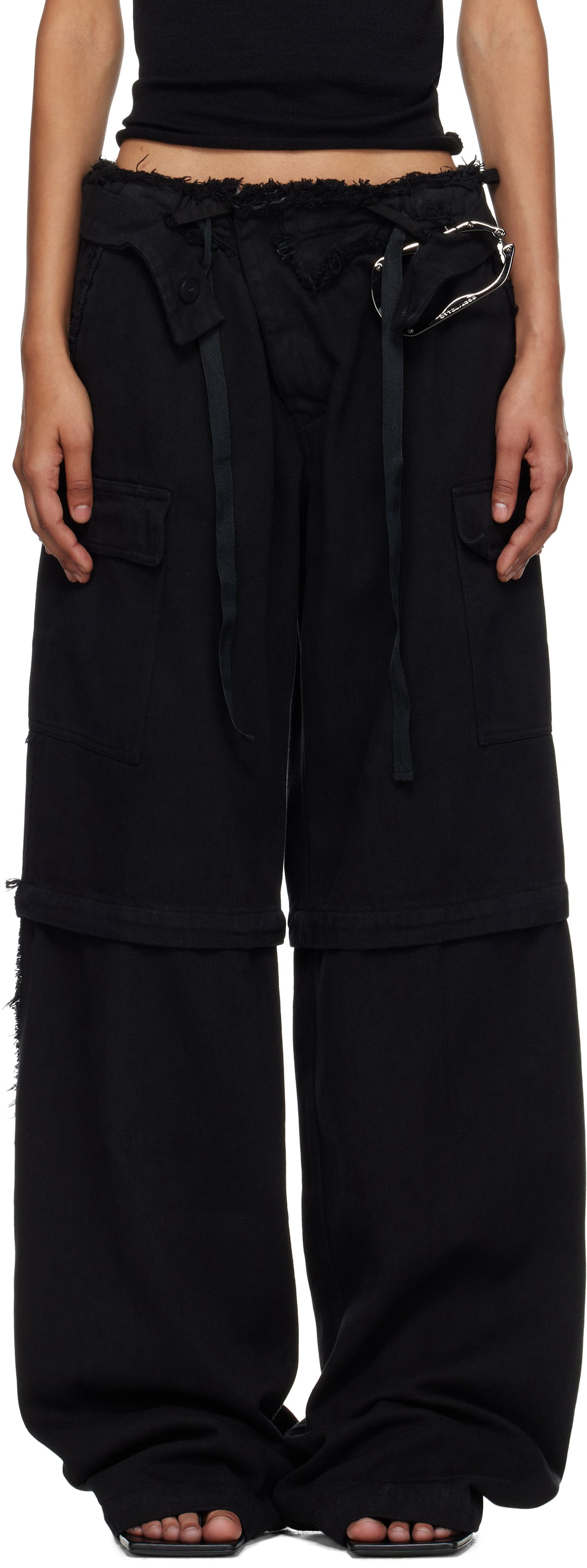 Карго панталони Ottolinger Ottolinger Baggy Cargo Pants Черно | 109-200306-02, 0