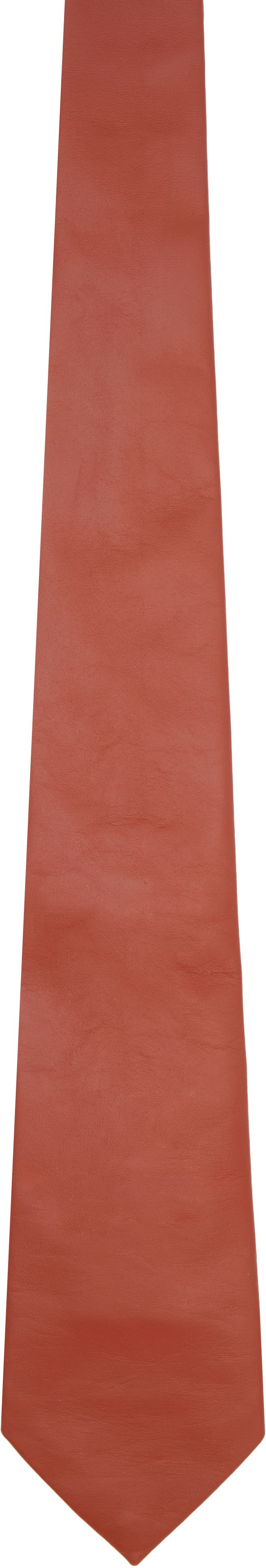 Колани Bottega Veneta Bottega Veneta Lambskin Tie Червено | 762027V3Y606468, 0