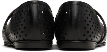 Кецове и обувки Stella McCartney Stella McCartney Ryder Perforated Ballerina Flats Черно | 810528KP027, 1
