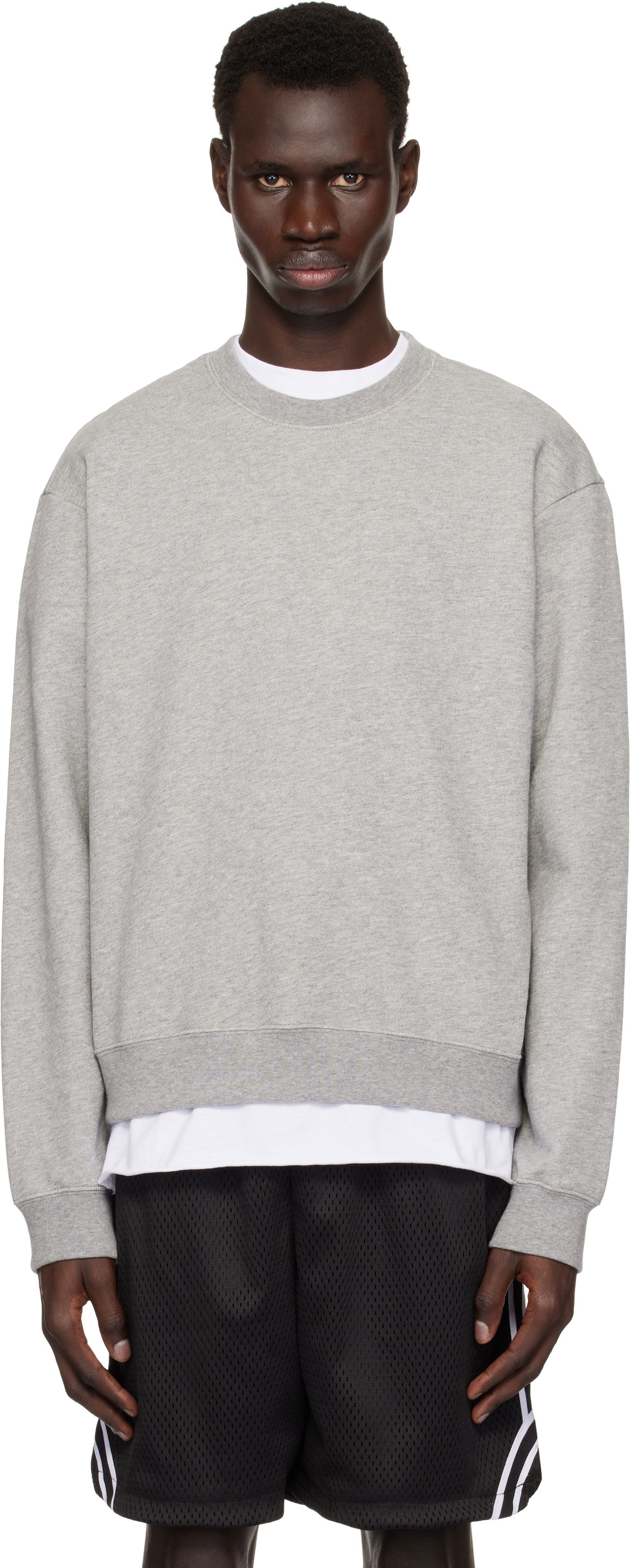 Пуловер John Elliott John Elliott Beach Crew 2 Sweatshirt Сиво | B288B43541A, 0