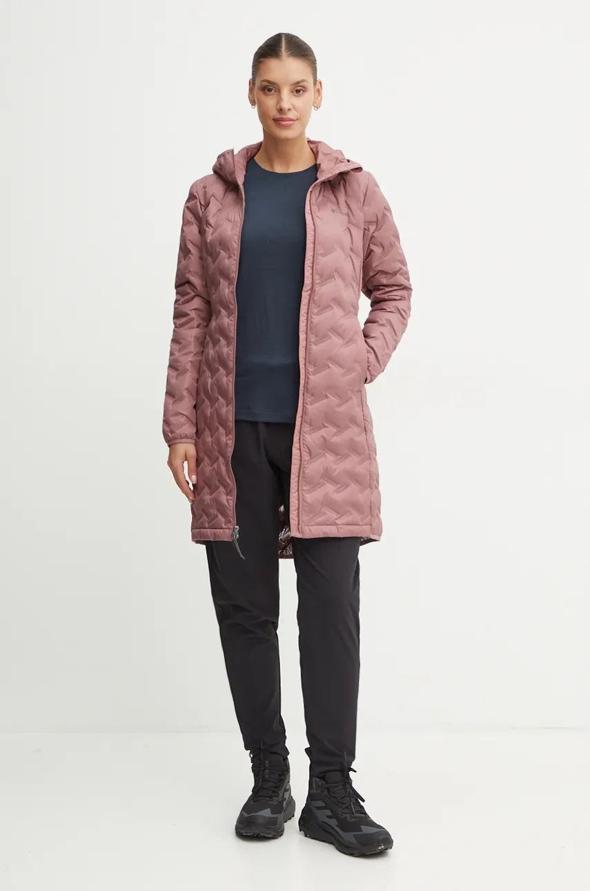 Пухо яке Columbia Columbia Delta Ridge Women's Hooded Insulated Jacket Розово | 2088213, 1
