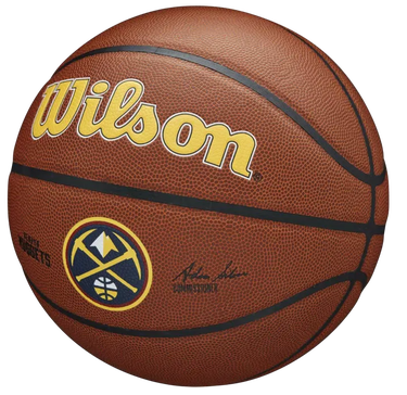Спортна екипировка Wilson Tennis NBA Team Alliance Denver Nuggets Basketball Кафяво | wtb3100xbden, 3