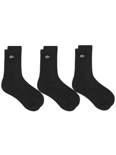 Чорапи Lacoste Classic Sock - 3 Pack Черно | RA4182-8VM