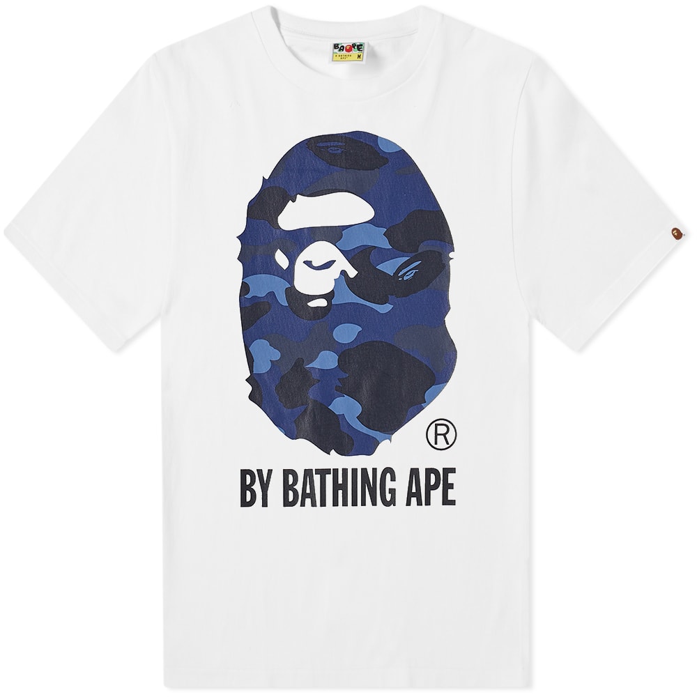 Тениска BAPE A Bathing Ape Color Camo By Bathing Ape Tee Бяло | 001TEI801014M-WNA, 0