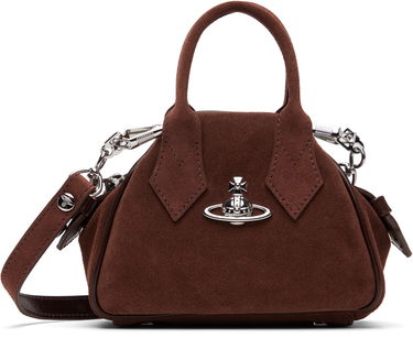 Дамска чанта Vivienne Westwood Mini Suede Yasmine Bag Кафяво | 5C010005W-L007E-, 0
