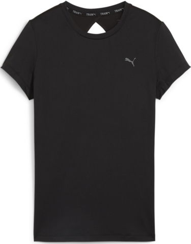 Тениска Puma Studio Sheer Fashion T-Shirt Черно | 524839-01, 0
