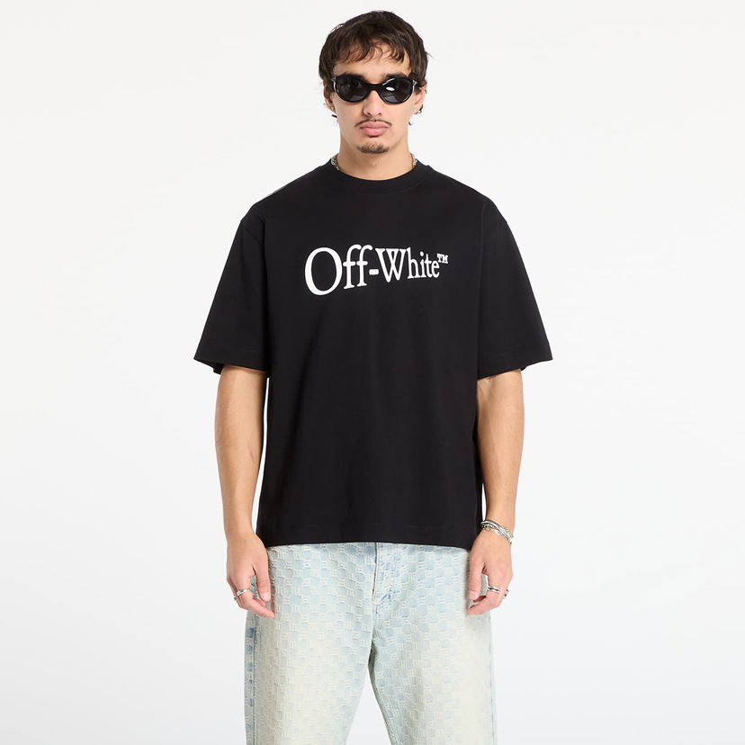 Тениска Off-White Run Arrow Skate Short Sleeve T-Shirt XXL Черно | OMAA120F25JER00F1001