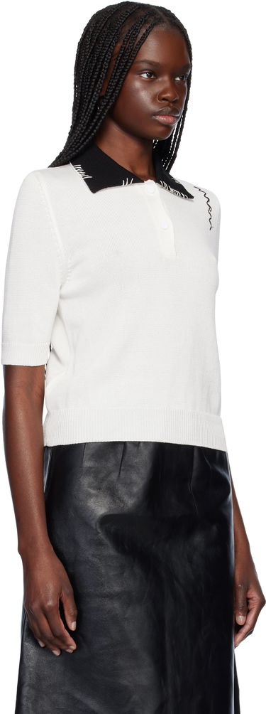 Поло тениска Marni Marni Cotton Polo Бяло | POMD0049EQ UFCN54, 1