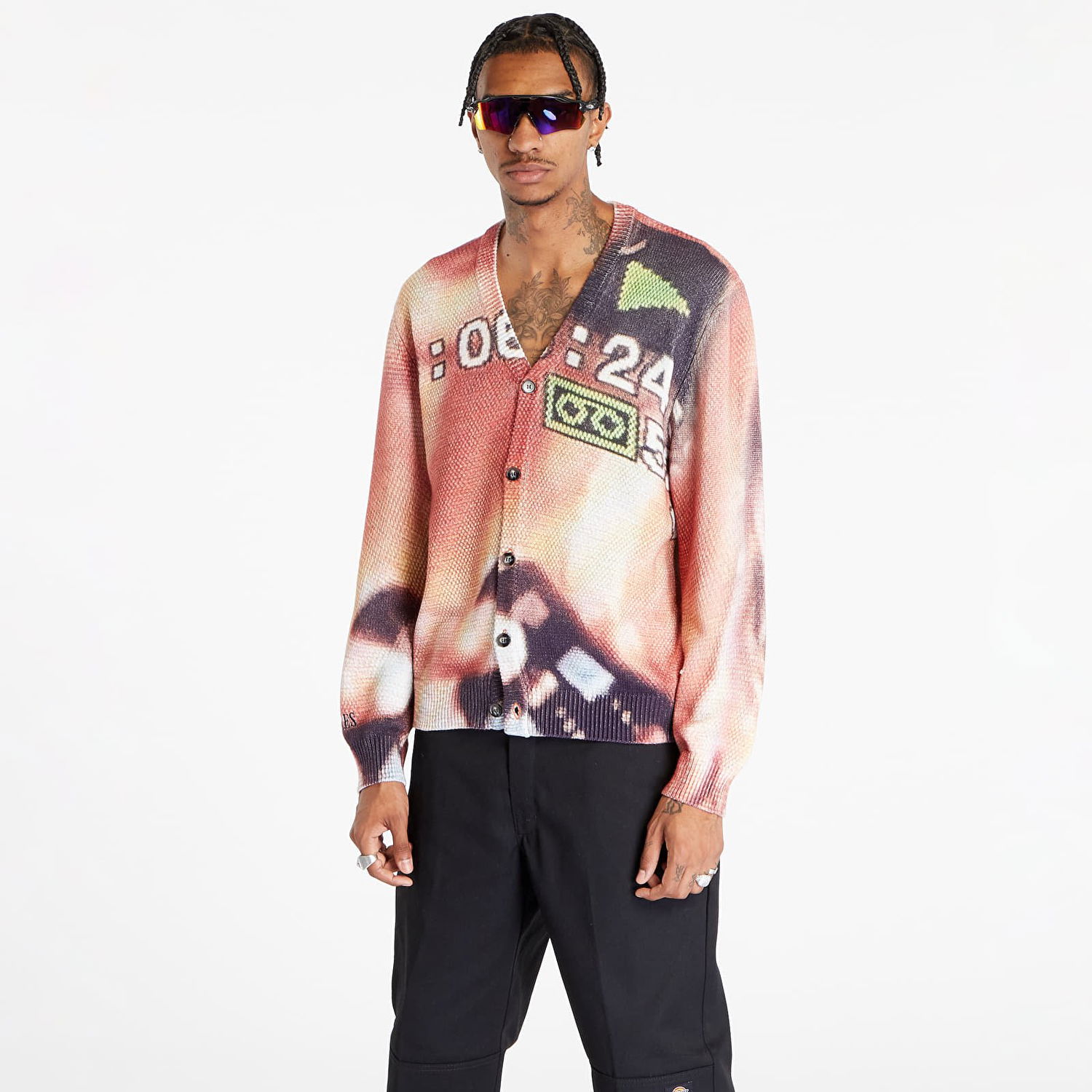 Пуловер Pleasures Hdv Cardigan Multicolor Многоцветен | P23F023 MULTI, 0