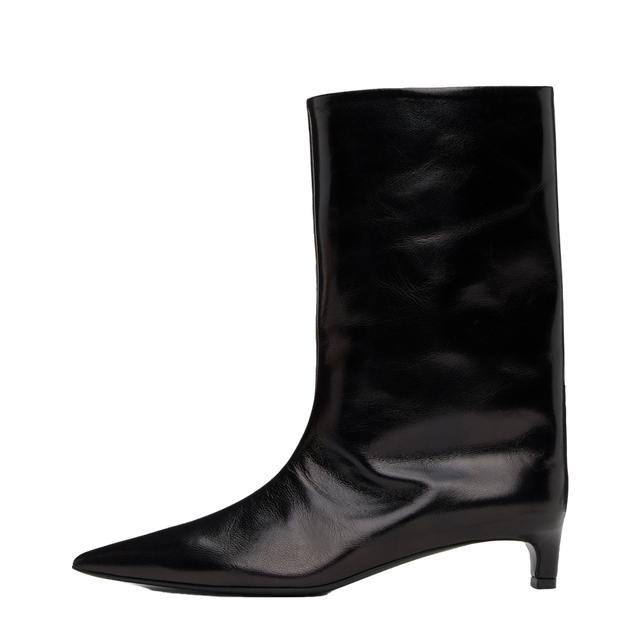 Leather Heeled Boots