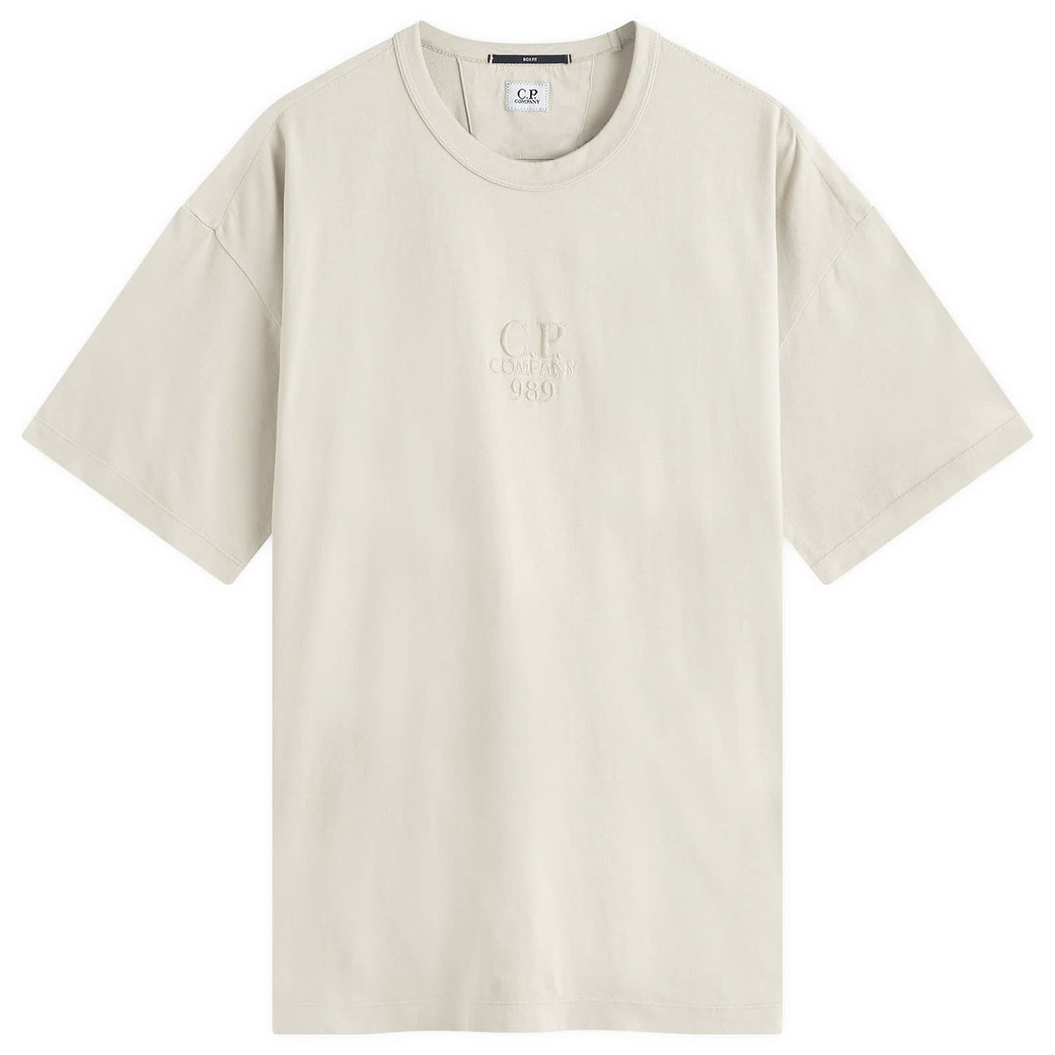 Тениска C.P. Company 20/1 Logo T-Shirt Бежово | CMTS181A-005697G-327, 0