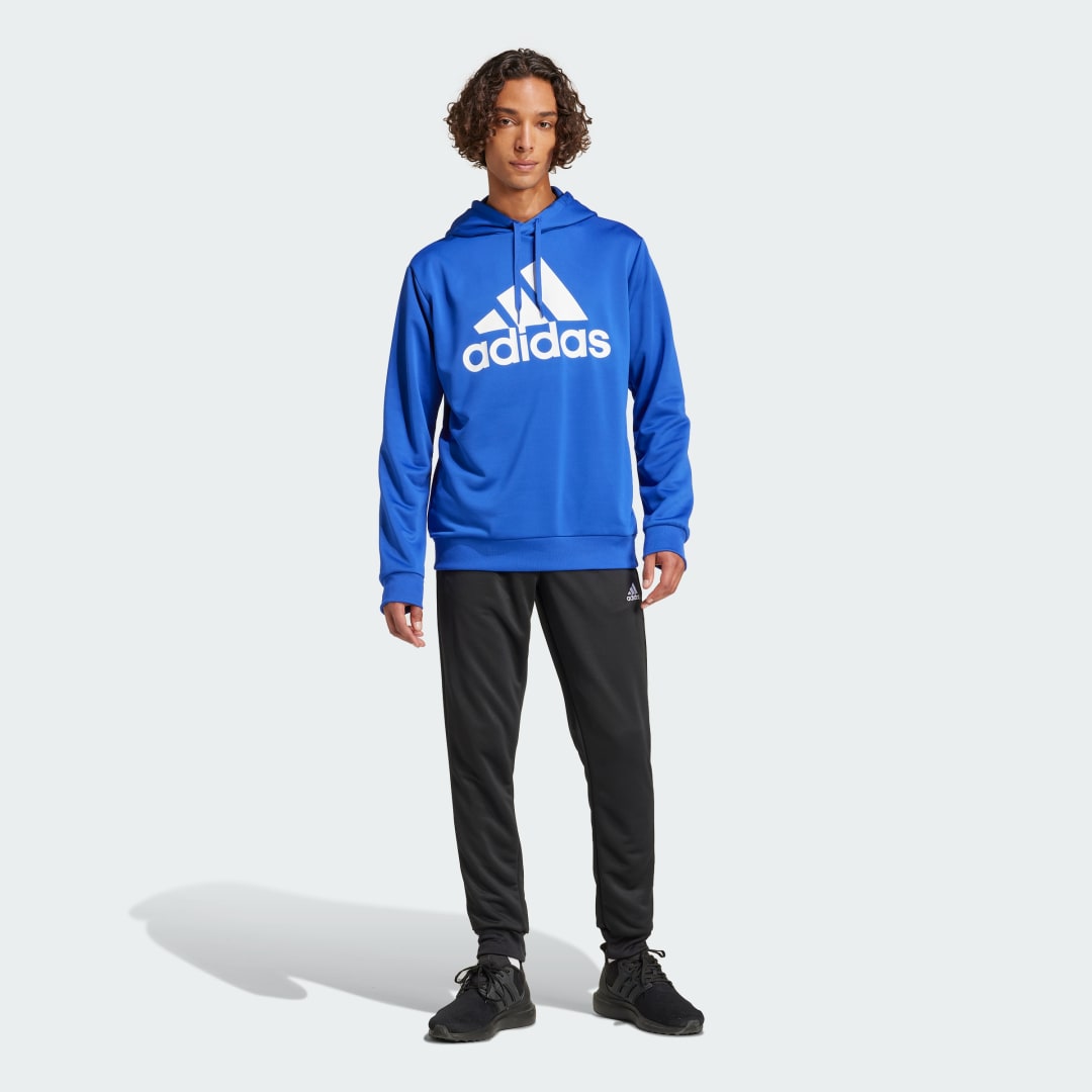 Комплект adidas Performance Sportswear Terry Hooded Track Suit Синьо | IY6659, 0