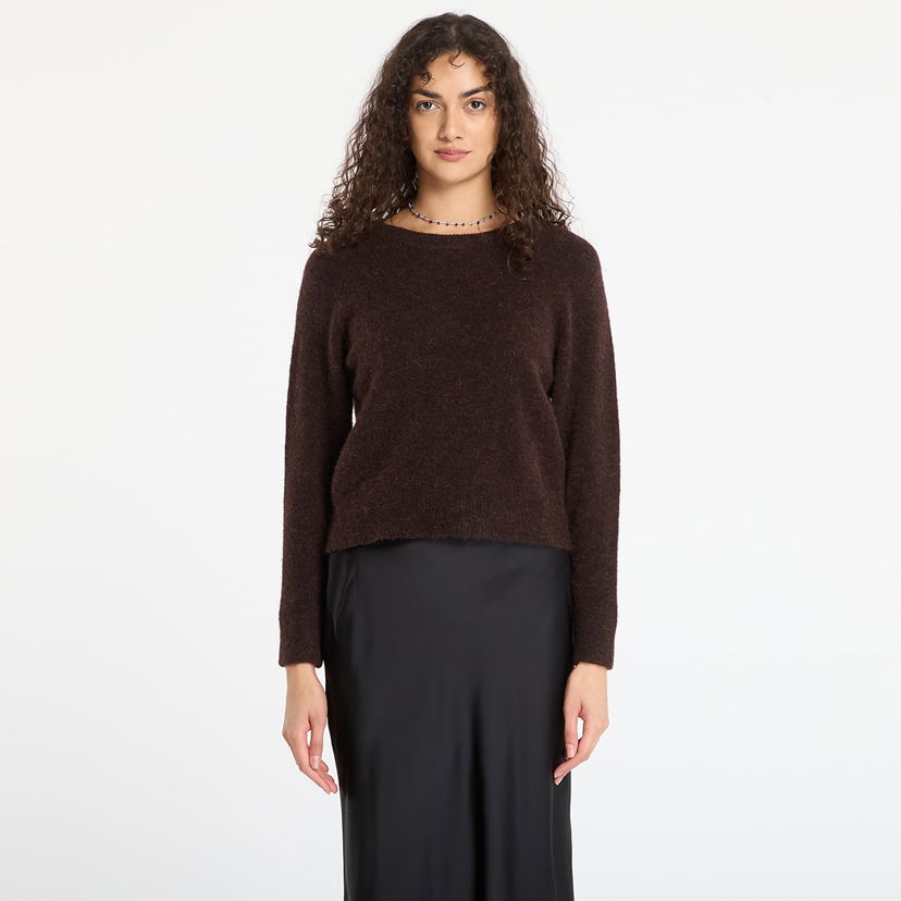 Пуловер Samsoe Samsoe Short Crew Neck Sweater Nor O-N Кафяво | F00022152_191111TCX