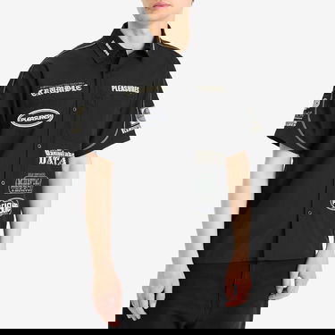 Риза Pleasures Pleasures Terror Shirt Черно | P25SU005-BLK, 2