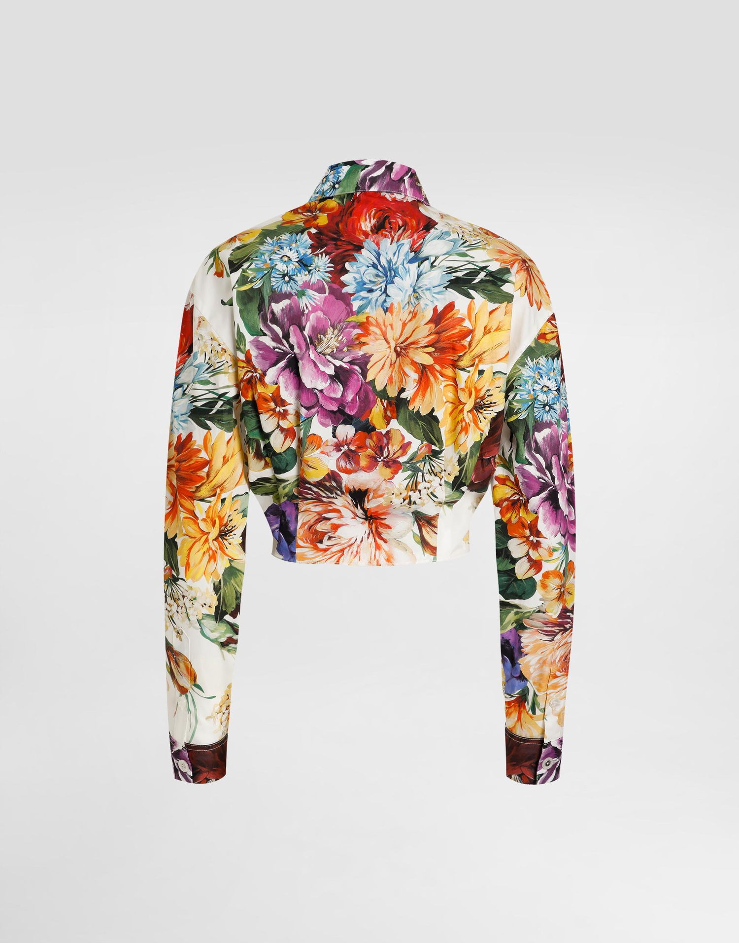Риза Dolce & Gabbana Dolce & Gabbana Flower Bouquet-print Poplin Shirt Многоцветен | F5P61THS5TRHA5PC, 1