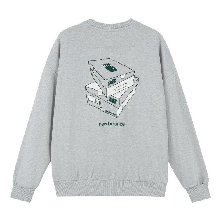 Суитчър New Balance Graphic Sweatshirt Сиво | AMT33365-SEY