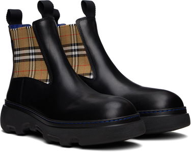 Кецове и обувки Burberry Burberry Creeper Low Chelsea Boots Черно | 8105183, 3