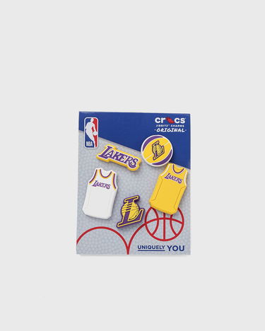 Аксесоари Crocs NBA Los Angeles Lakers 5PCK Жълто | 196265356560, 0
