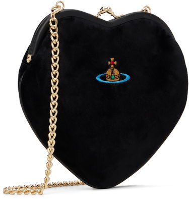 Дамска чанта Vivienne Westwood Vivienne Westwood Belle Heart Frame Bag Черно | 4B01000DW-W00ZL-, 1