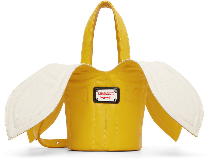 Дамска чанта Charles Jeffrey Loverboy Charles Jeffrey LOVERBOY Banana Bucket Bag Жълто | 052120102